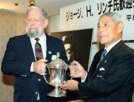 Cup given by prince in 1928 returned to Japan